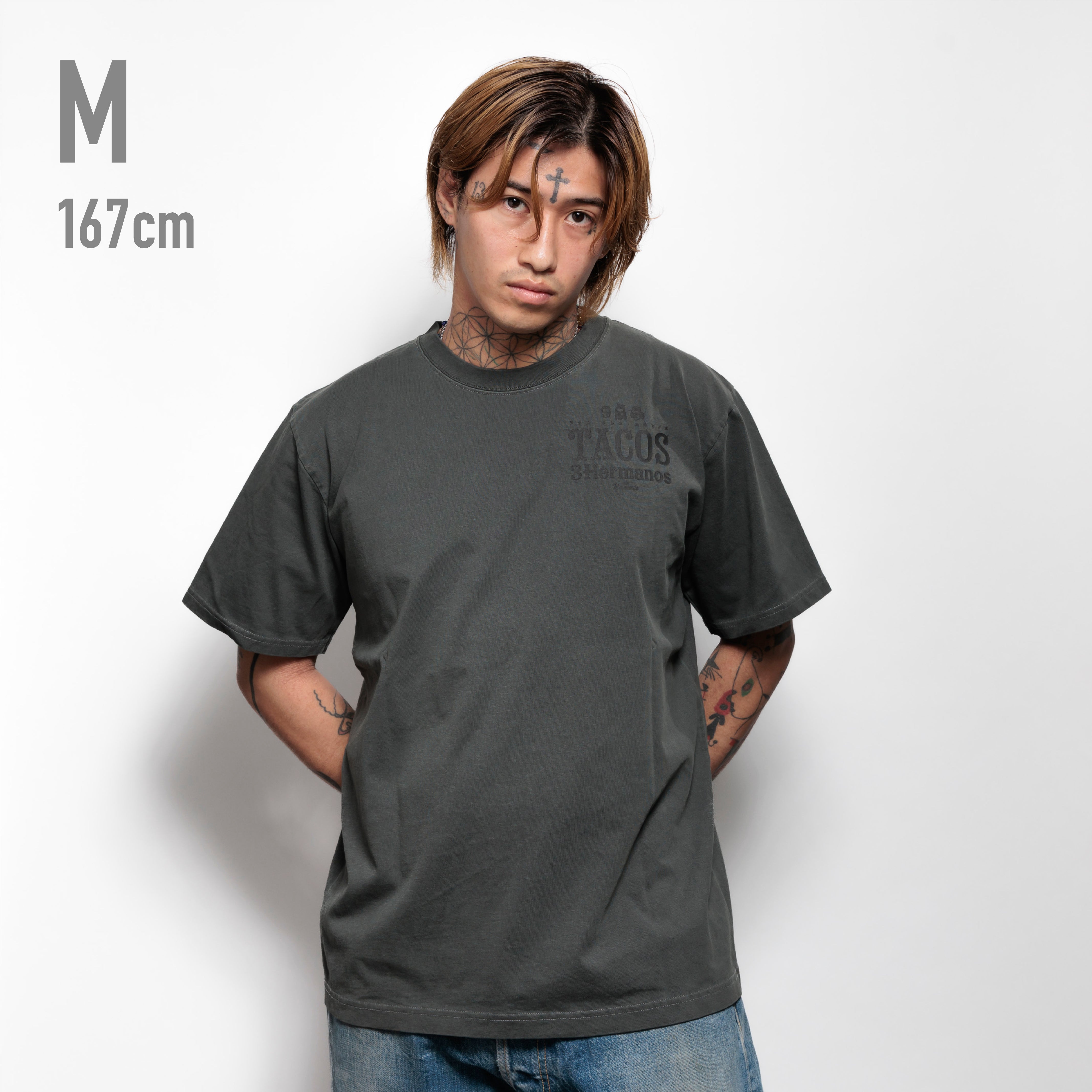 3HERMANOS T-SHIRT NEGRA – TACOS 3HERMANOS